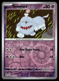 GREAVARD [FOIL] - 070/131 - STELLAR CROWN SCR POKEMON REVERSE - NM - Image 1
