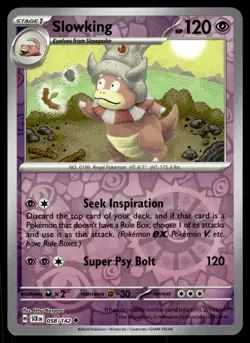 SLOWKING [FOIL] - 058/131 - STELLAR CROWN SCR POKEMON REVERSE - NM - Image 1