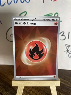 Basic Fire Energy - SVE010 - Reverse Holo - Pokemon Prismatic Evolutions - Image 1