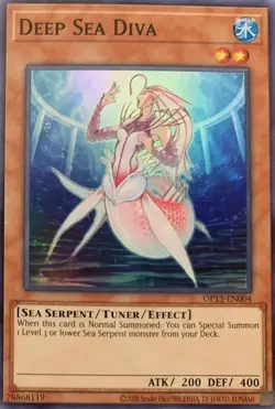YuGiOh! Deep Sea Diva OP13-EN004 Super Rare - Image 1