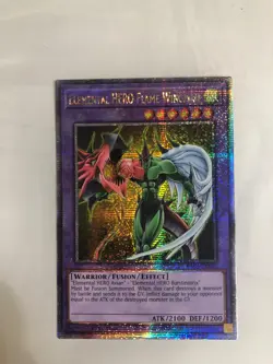 YUGIOH Elemental Hero Flame Wingman quarter century secret rare (QCR) RA03-EN152 - Image 1