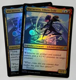 X2 MTG Edge of Eternities (EOE 221) Mm'menon, Uthros Exile FOIL - Uncommon - NM - Image 1