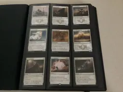 MTG Khans Of Tarkir Near Complete Set Missing 4 lands W/Binder All Tokens! - Image 1