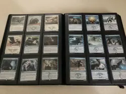 MTG Khans Of Tarkir Near Complete Set Missing 4 lands W/Binder All Tokens! - Image 3