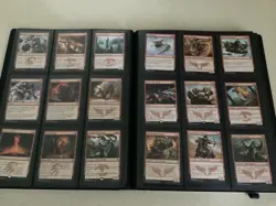 MTG Khans Of Tarkir Near Complete Set Missing 4 lands W/Binder All Tokens! - Image 4