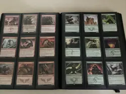 MTG Khans Of Tarkir Near Complete Set Missing 4 lands W/Binder All Tokens! - Image 5