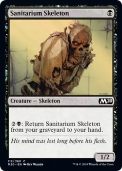 Sanitarium Skeleton - Core Set 2020 #112/280 MTG Magic The Gathering - Image 1