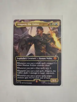 Magic The Gathering Aragorn, the Uniter M0434 (Borderless) The Lord of the Rings - Image 1