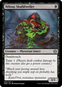 Bilious Skulldweller 83 MTG Phyrexia: All Will Be One Uncommon NP - Image 1
