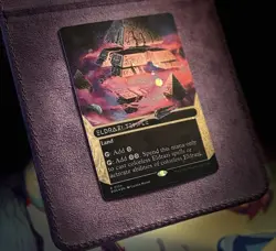 Eldrazi Temple #0104 (Borderless) (GALAXY FOIL) Edge of Eternities Stellar Sight - Image 1