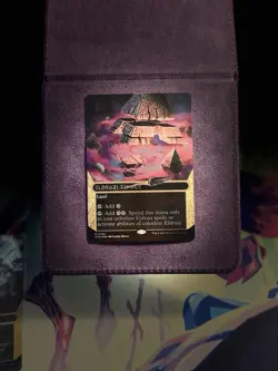 Eldrazi Temple #0104 (Borderless) (GALAXY FOIL) Edge of Eternities Stellar Sight - Image 2