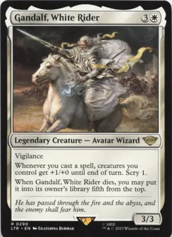 Gandalf, White Rider R Universes Beyond: The Lord of the Rings: Tales of Middle- - Image 1