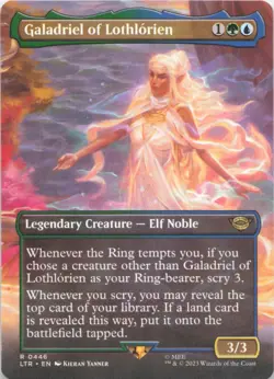 Galadriel of Lothlorien (Borderless) R Universes Beyond: The Lord of the Rings: - Image 1