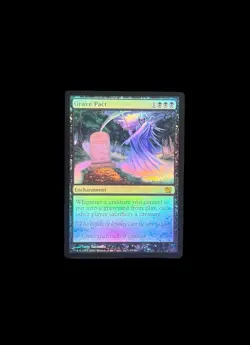 MTG Magic the Gathering Grave Pact (137) Eighth 8th Edition NM/M FOIL, - Image 1