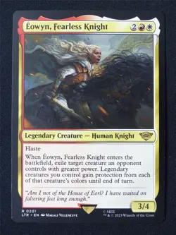 Eowyn Fearless Knight - LTR - Mtg Card #32U - Image 1