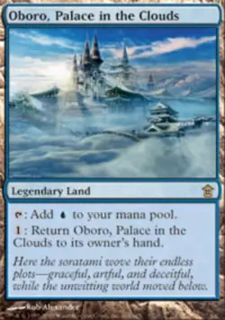 1x Oboro, Palace in the Clouds Heavy Play MTG Magic - Kid Icarus - - Image 1