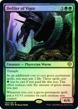 Defiler of Vigor Foil Dominaria United NM MTG - Image 1