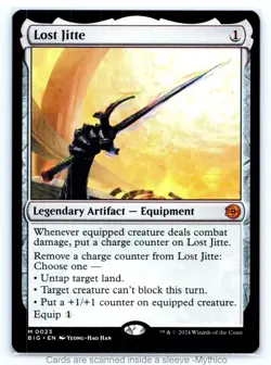 MTG Lost Jitte Outlaws of Thunder Junction: The Big Score - NM - Image 1