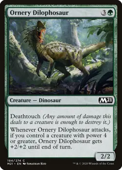 Ornery Dilophosaur $ M21 $ Normal $ MTG: #194 - Image 1
