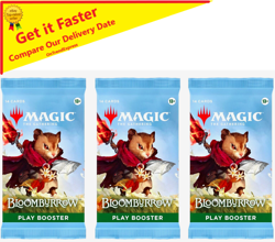 3 x Magic The Gathering Bloomburrow Play Booster Packs MTG - Image 1