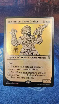 Jan Jansen, Chaos Crafter (Showcase) Commander Legends: Battle for Baldur's Gate - Image 1