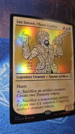 Jan Jansen, Chaos Crafter (Showcase) Commander Legends: Battle for Baldur's Gate - Image 2