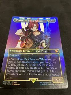 G'raha Tia, Scion Reborn (Borderless) Foil #203 Commander: Final Fantasy Foil - Image 1