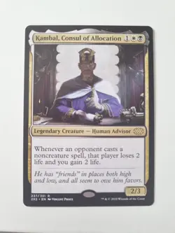 MTG Kambal, Consul of Allocation Double Masters 2022 237/331 Regular Rare - Image 1