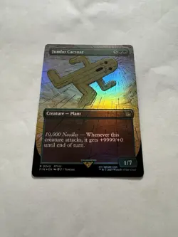 Jumbo Cactuar (Borderless) [FINAL FANTASY] Foil Near Mint🔥🔥📦📦🃏🃏 - Image 1