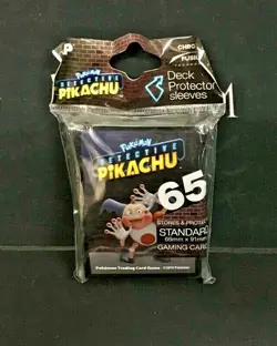 Ultra Pro Pokemon Detective Pikachu Mr Mime Card Sleeves (NEW/SEALED) - Image 1