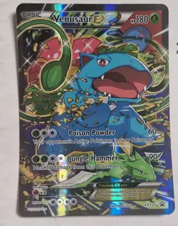 Venusaur EX XY123 Ultra Rare Black Star Promo Pokemon TCG - JUMBO - Image 1