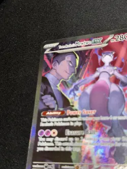 Team Rocket's Mewtwo ex 231/182 SIR Pokemon TCG - Destined Rivals - Image 5