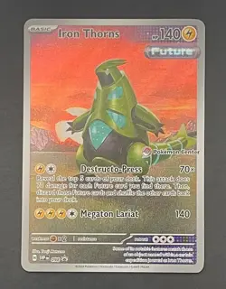 Pokemon Card Iron Thorns 098 Pokemon Center Exclusive Promo - Near Mint - Image 1