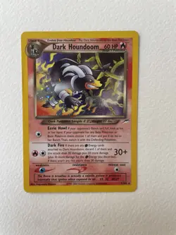 Pokemon Dark Houndoom Neo Destiny Holo Rare Card 7/105 - Image 2