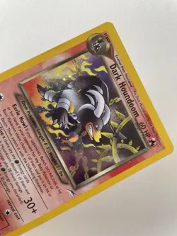Pokemon Dark Houndoom Neo Destiny Holo Rare Card 7/105 - Image 3