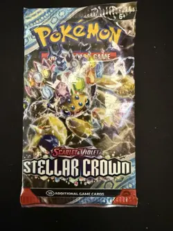 POKEMON SCARLET & VIOLET STELLAR CROWN BOOSTER PACK - Image 1