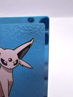 Pokemon Card Espeon Meiji Get Card Blue Metalic Foil 2000 Japanese - Image 3
