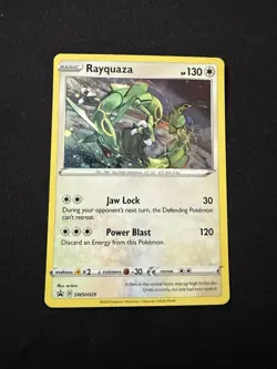 Rayquaza SWSH029 SWSH: Sword & Shield Promo Cards Holo Pokemon Nm YX1 - Image 1