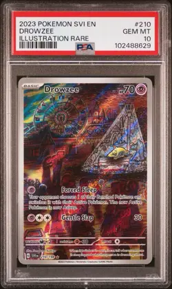 PSA 10 GEM MT Pokemon 2023 Drowzee 210/198 Scarlet & Violet Base IR 💎 - Image 1