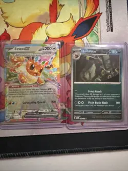 Pokemon Eevee Lot With Promo Card, Rares, & Umbreon Pokeball - Image 2