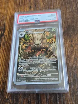 Pokemon TCG Shiftry 163/162 2024 Temporal Forces Illustration Rare Card PSA 10 - Image 1