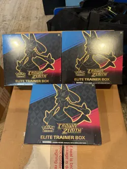 Pokemon ​TCG: Sword & Shield Crown Zenith Elite Trainer Box - FACTORY SEALED - Image 1
