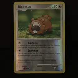 Pokemon TCG Bidoof 70/130 Diamond & Pearl Reverse Holo - LP - Image 1