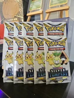 Pokemon TCG - Sword And Shield - Silver Tempest X10 Fun Packs - New/Sealed - Image 1