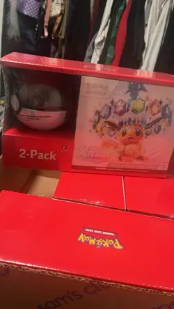 Sam's Club Pokemon Prismatic ETB and Moonball Bundle Sealed Lot of 5 - Image 1