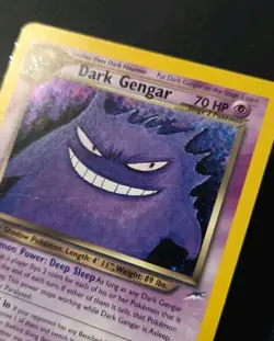 Pokemon Card - Dark Gengar 6/105 Holo Rare Neo Destiny WOTC Vintage 1999 NM/EX - Image 2