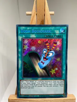 Toon Bookmark - Secret Rare 1st Edition BLCR-EN067 - NM - YuGiOh - Image 1