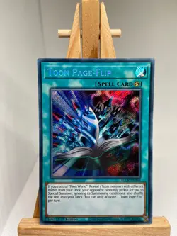 Toon Page-Flip - Secret Rare 1st Edition BLCR-EN068 - NM - YuGiOh - Image 1