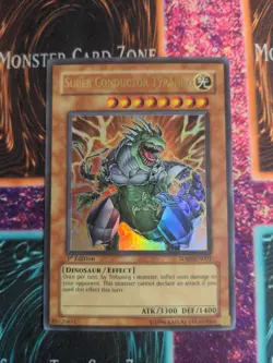 Yu-Gi-Oh! Super Conductor Tyranno SD09-EN001 1st Edition Ultra Rare LP - Image 1