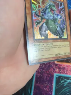 Yu-Gi-Oh! Super Conductor Tyranno SD09-EN001 1st Edition Ultra Rare LP - Image 3